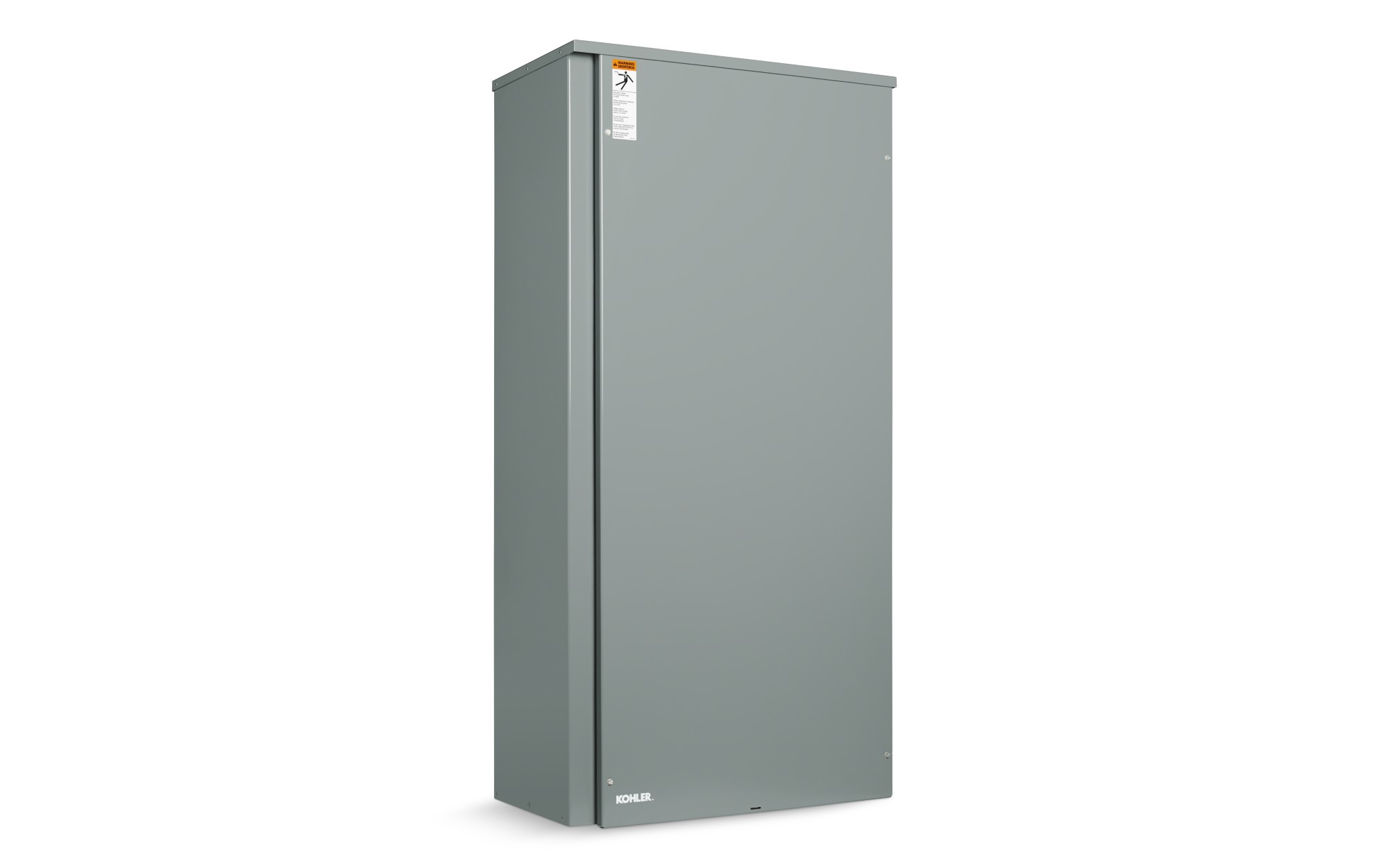 Angled left side view of a Kohler Automatic Transfer Switch (ATS) Model RXT on empty background