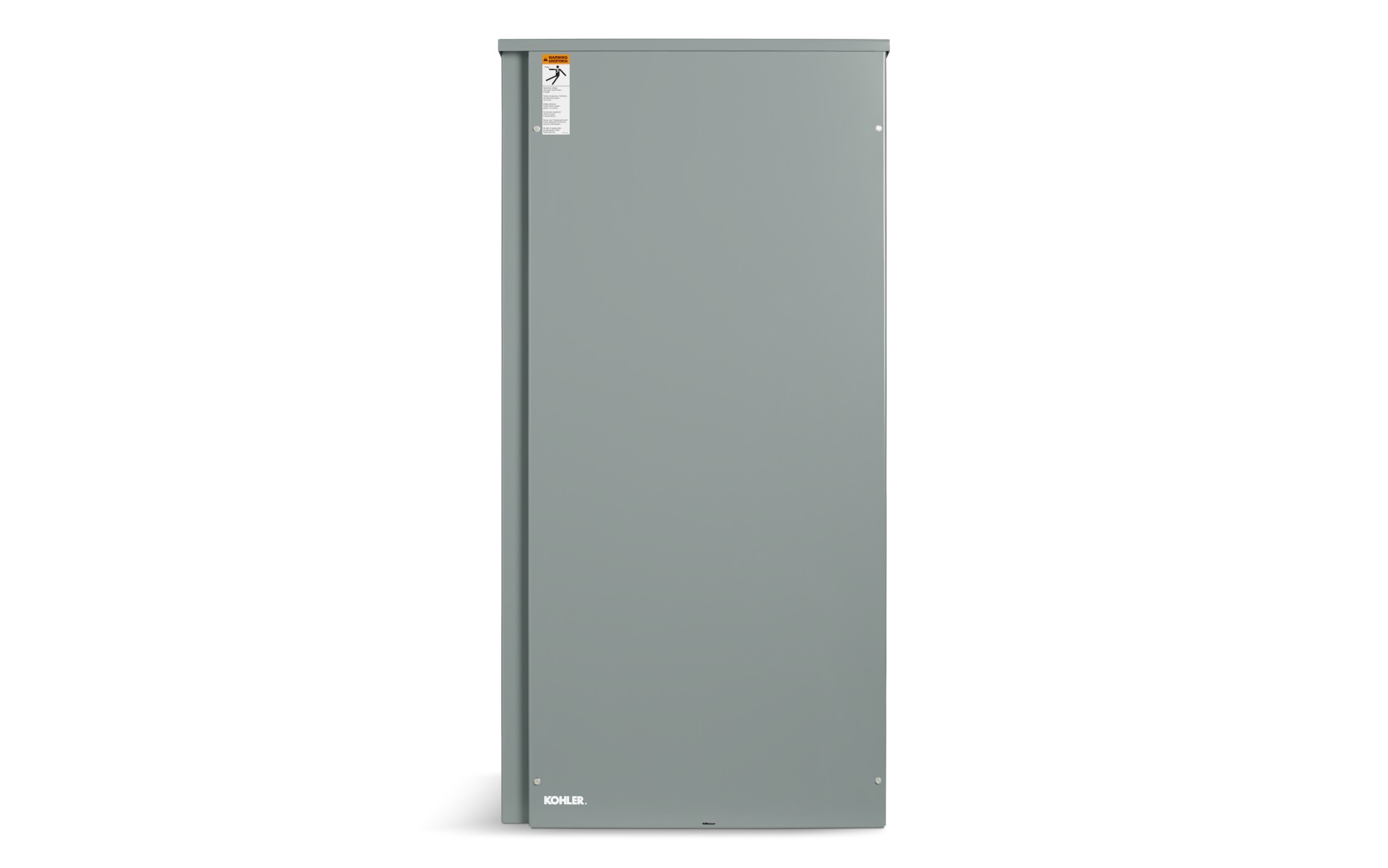 Front view of a Kohler Automatic Transfer Switch (ATS) Model RXT on empty background