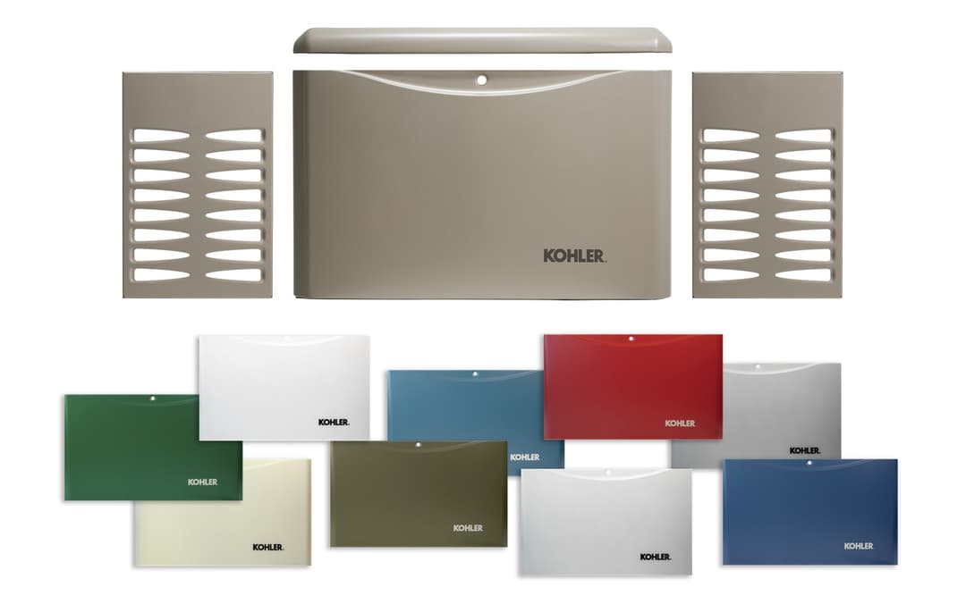 Kohler Color Panel Kit on empty background