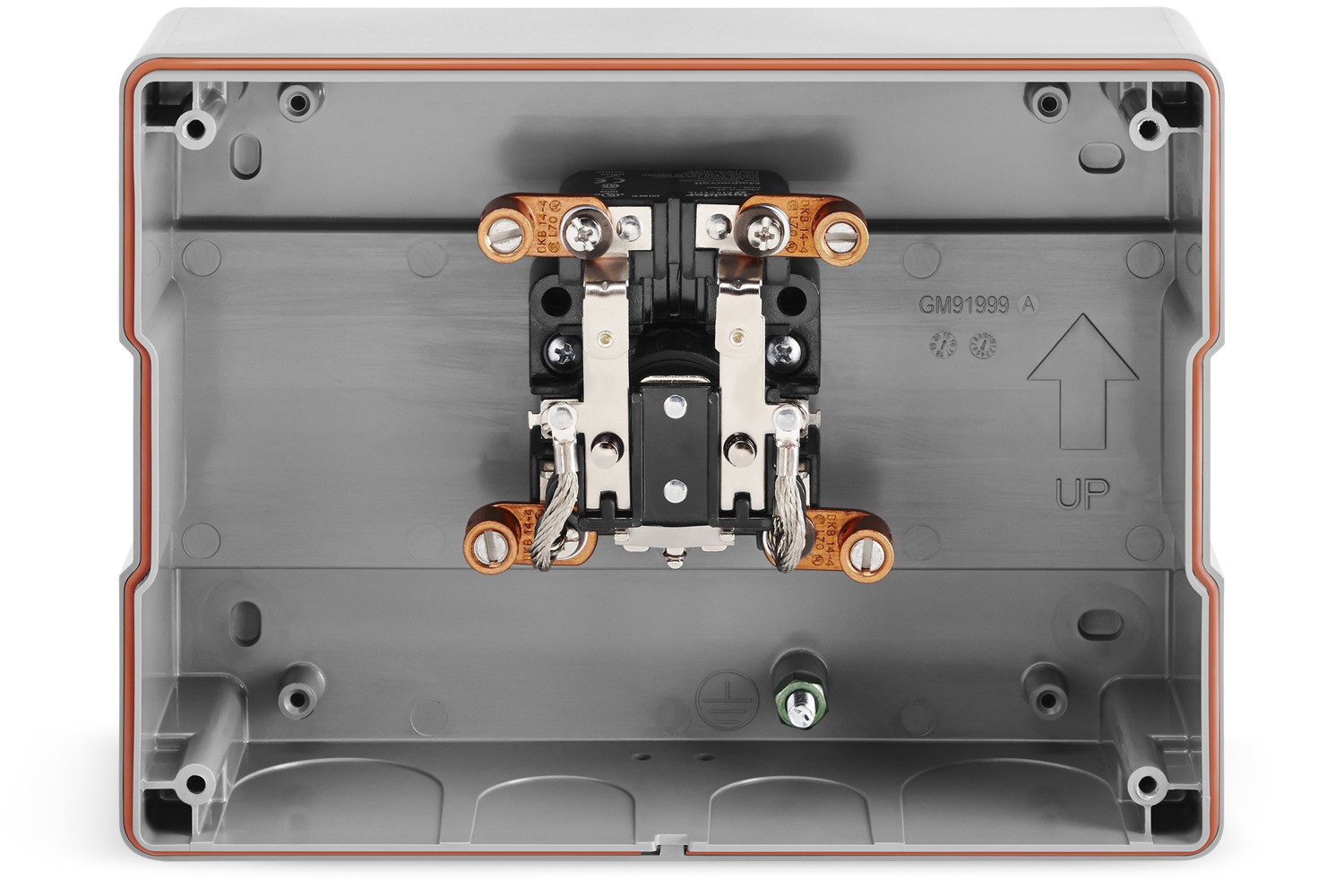 Inside view of a Kohler Power Relay Module on empty background